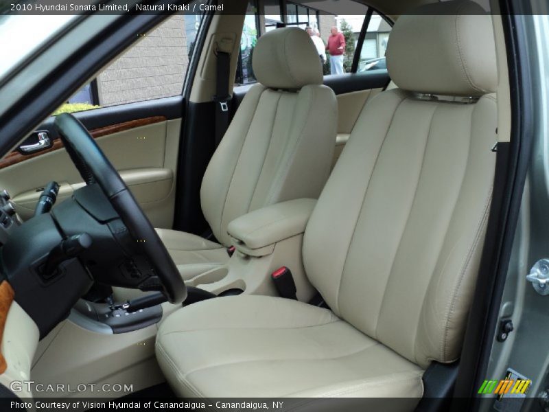  2010 Sonata Limited Camel Interior