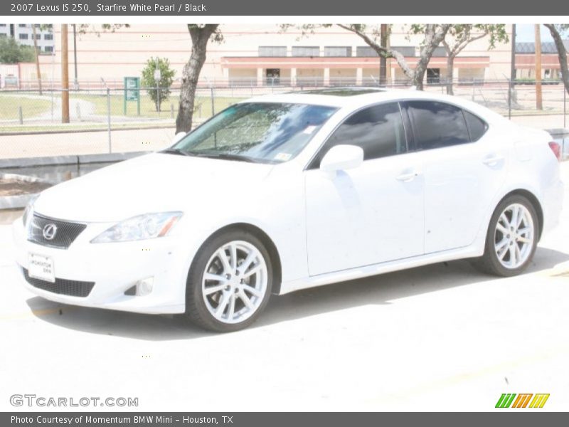Starfire White Pearl / Black 2007 Lexus IS 250