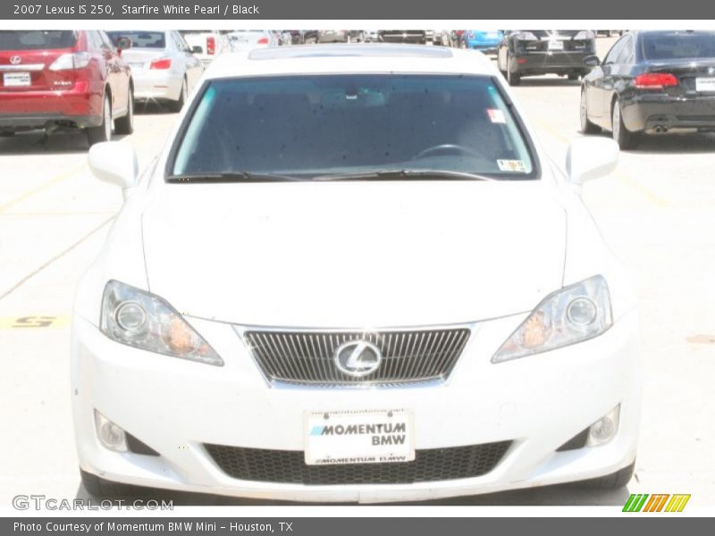 Starfire White Pearl / Black 2007 Lexus IS 250