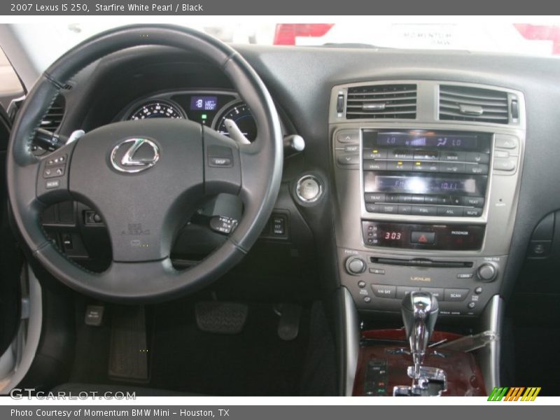 Starfire White Pearl / Black 2007 Lexus IS 250