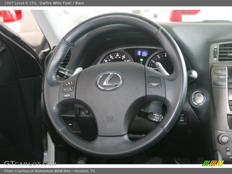 Starfire White Pearl / Black 2007 Lexus IS 250