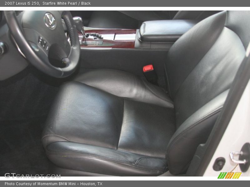 Starfire White Pearl / Black 2007 Lexus IS 250