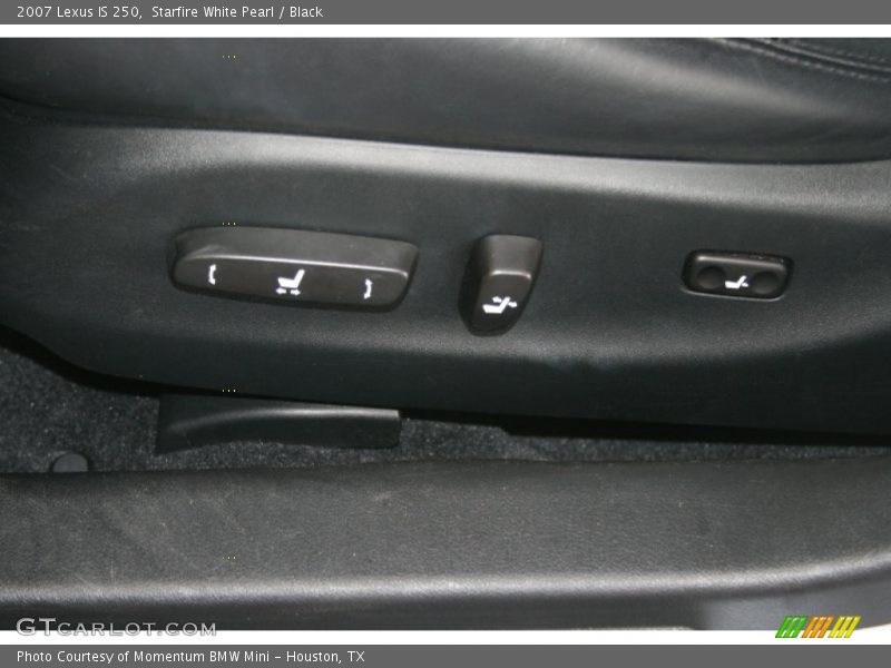 Starfire White Pearl / Black 2007 Lexus IS 250