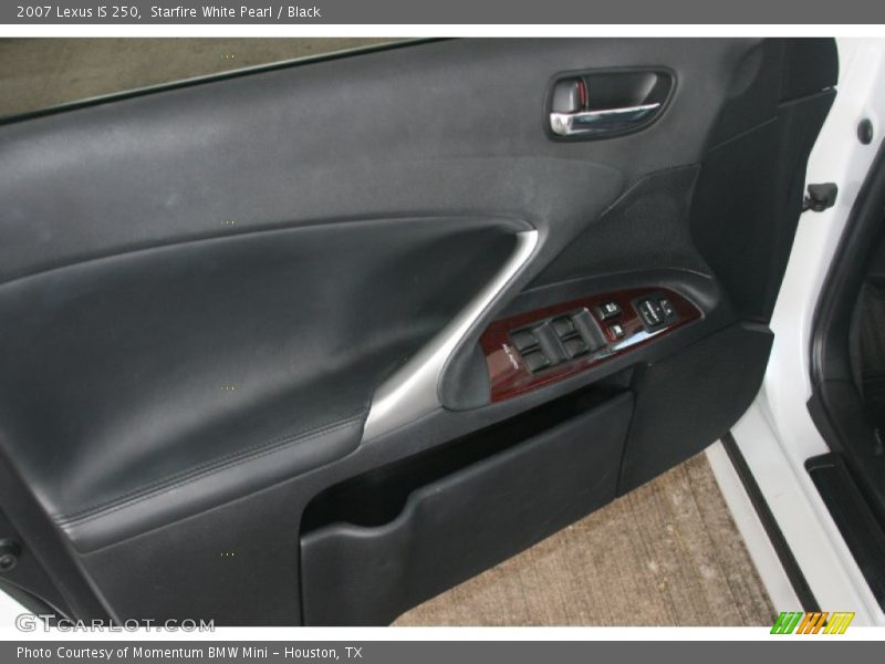 Starfire White Pearl / Black 2007 Lexus IS 250