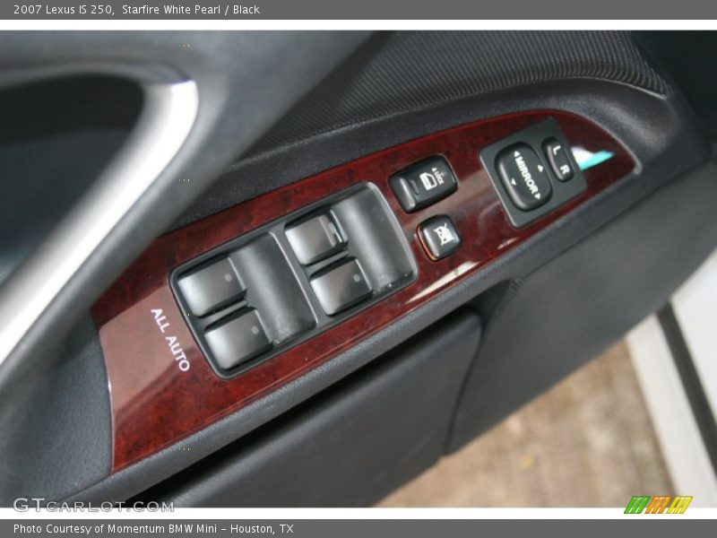 Starfire White Pearl / Black 2007 Lexus IS 250
