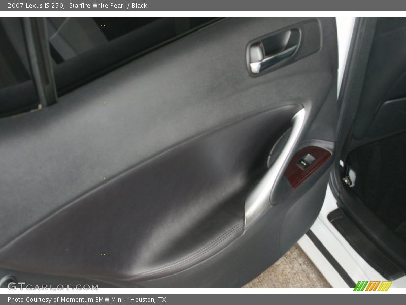 Starfire White Pearl / Black 2007 Lexus IS 250