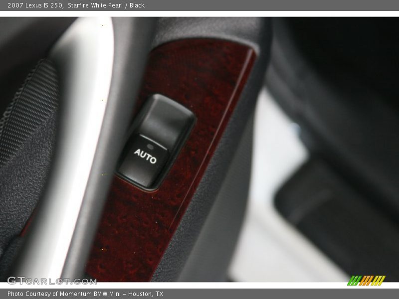Starfire White Pearl / Black 2007 Lexus IS 250