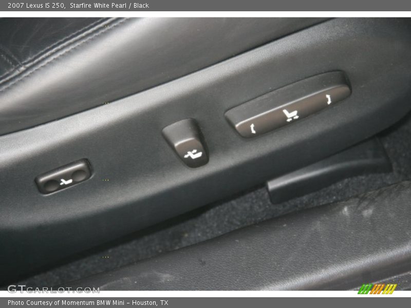 Starfire White Pearl / Black 2007 Lexus IS 250