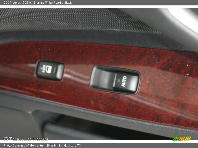Starfire White Pearl / Black 2007 Lexus IS 250