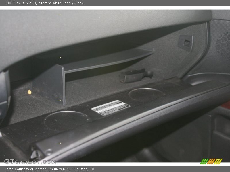 Starfire White Pearl / Black 2007 Lexus IS 250