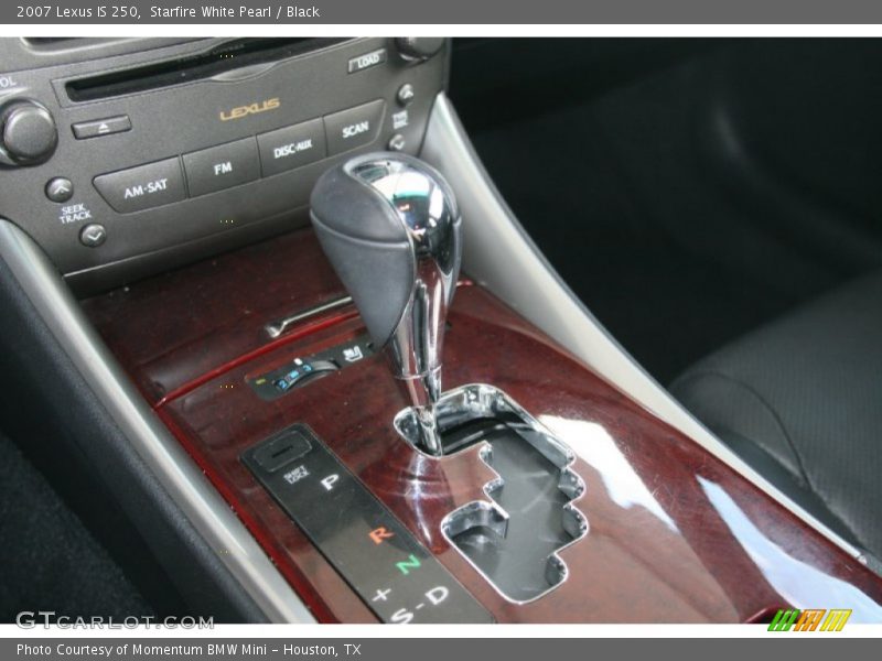 Starfire White Pearl / Black 2007 Lexus IS 250