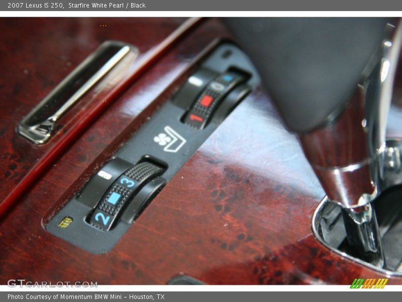 Starfire White Pearl / Black 2007 Lexus IS 250