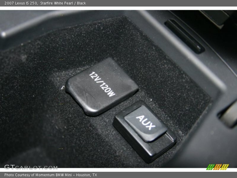 Starfire White Pearl / Black 2007 Lexus IS 250