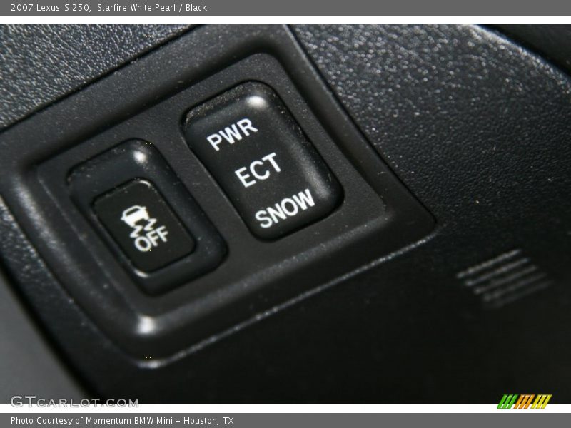 Starfire White Pearl / Black 2007 Lexus IS 250