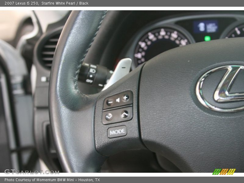 Starfire White Pearl / Black 2007 Lexus IS 250