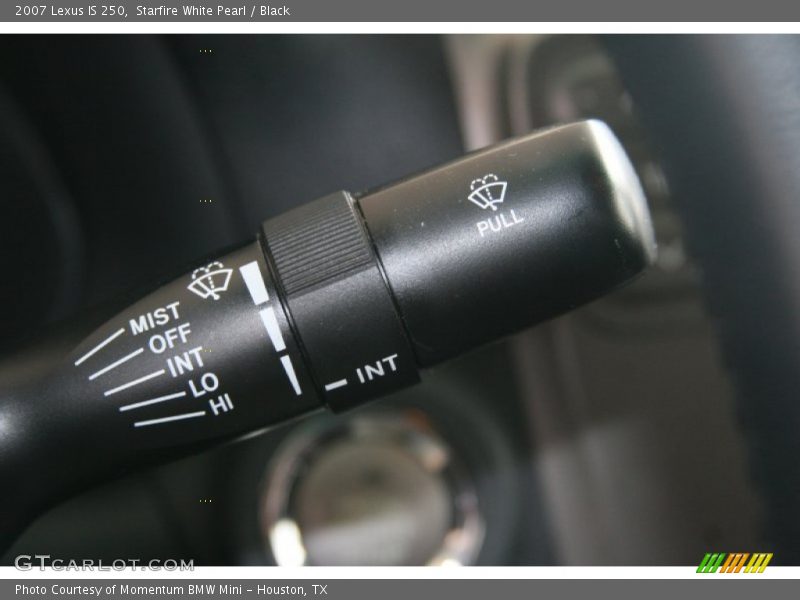 Starfire White Pearl / Black 2007 Lexus IS 250