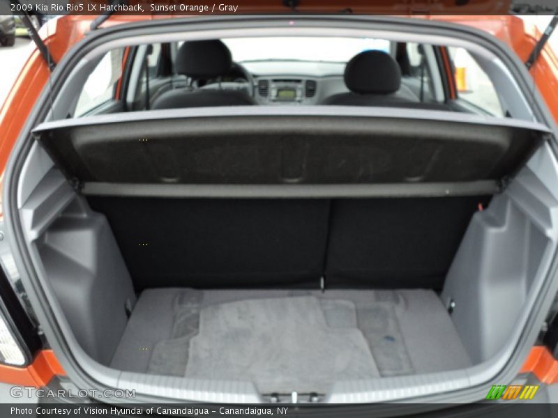 Sunset Orange / Gray 2009 Kia Rio Rio5 LX Hatchback