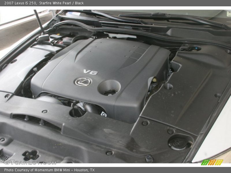 Starfire White Pearl / Black 2007 Lexus IS 250