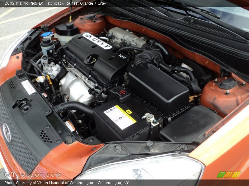 Sunset Orange / Gray 2009 Kia Rio Rio5 LX Hatchback