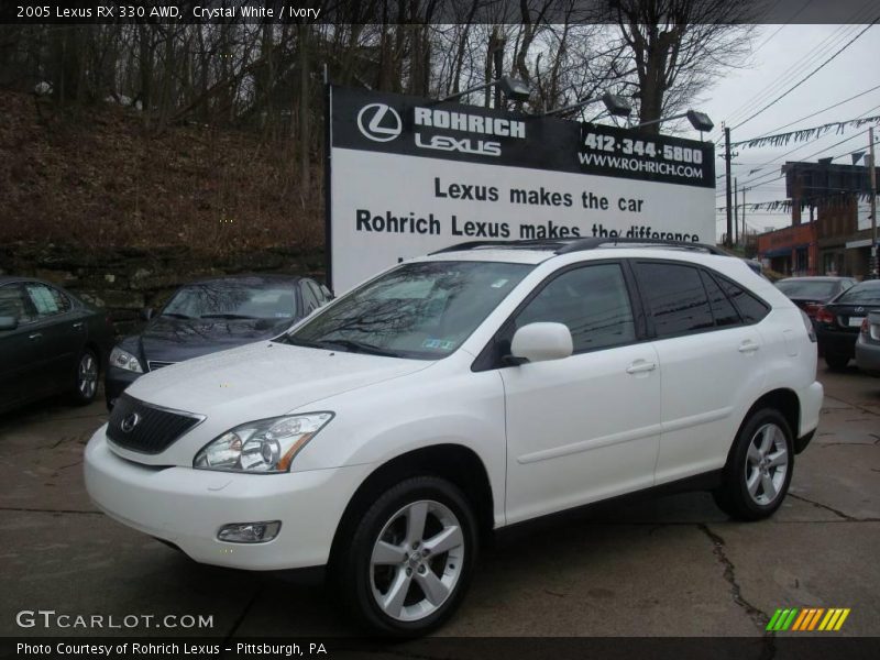 Crystal White / Ivory 2005 Lexus RX 330 AWD