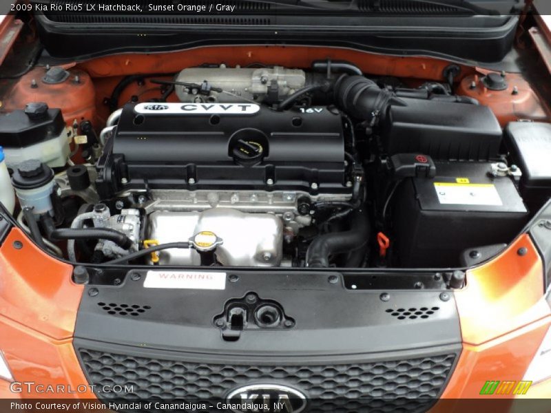 Sunset Orange / Gray 2009 Kia Rio Rio5 LX Hatchback