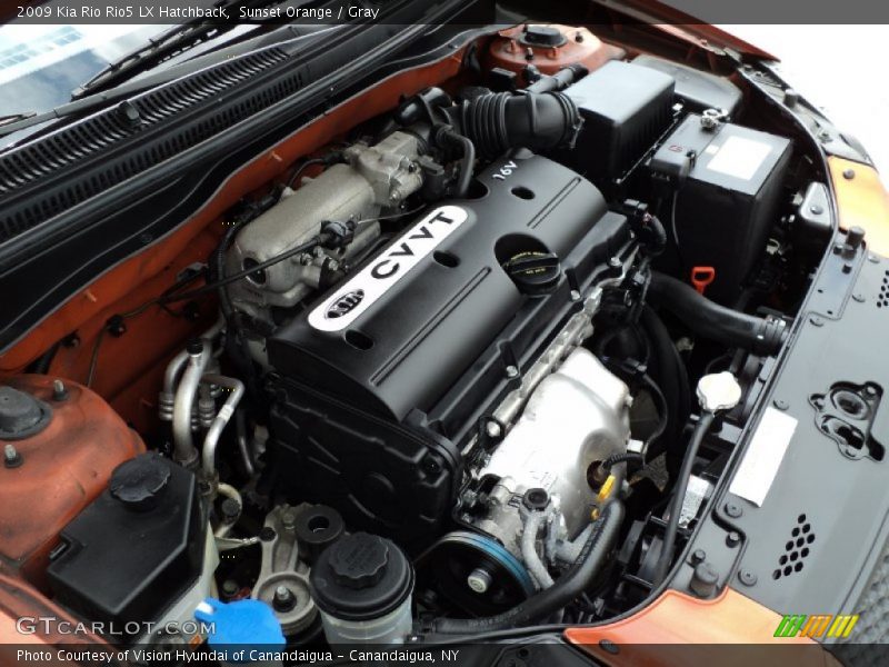 Sunset Orange / Gray 2009 Kia Rio Rio5 LX Hatchback