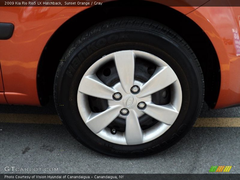 Sunset Orange / Gray 2009 Kia Rio Rio5 LX Hatchback