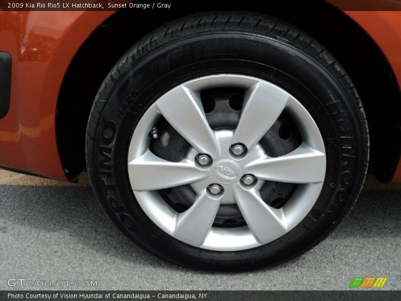 Sunset Orange / Gray 2009 Kia Rio Rio5 LX Hatchback