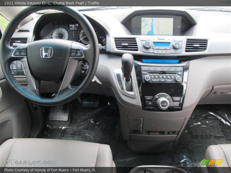 Crystal Black Pearl / Truffle 2011 Honda Odyssey EX-L