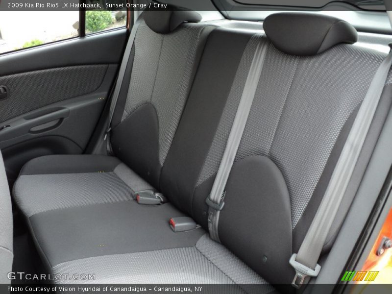 Sunset Orange / Gray 2009 Kia Rio Rio5 LX Hatchback