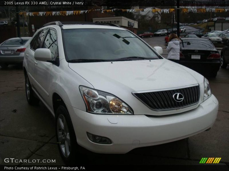 Crystal White / Ivory 2005 Lexus RX 330 AWD