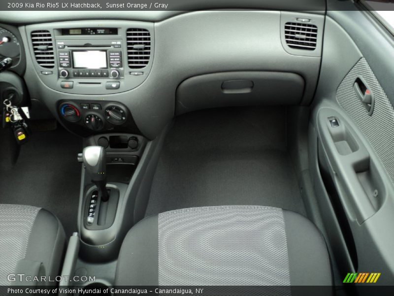 Sunset Orange / Gray 2009 Kia Rio Rio5 LX Hatchback