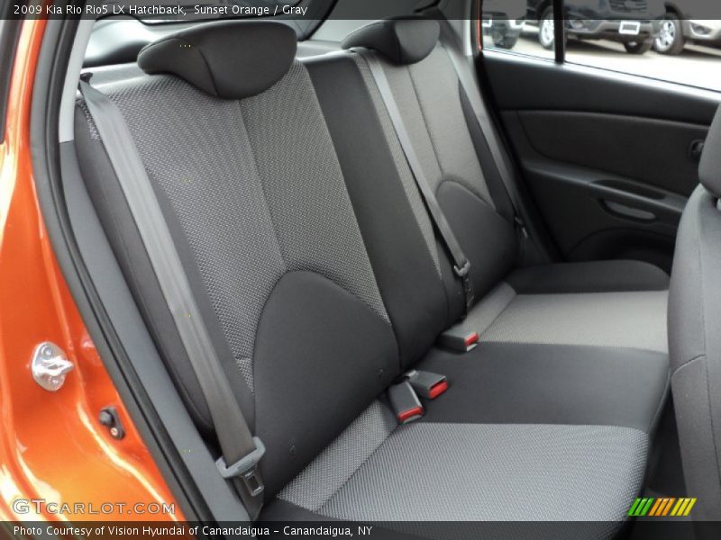Sunset Orange / Gray 2009 Kia Rio Rio5 LX Hatchback