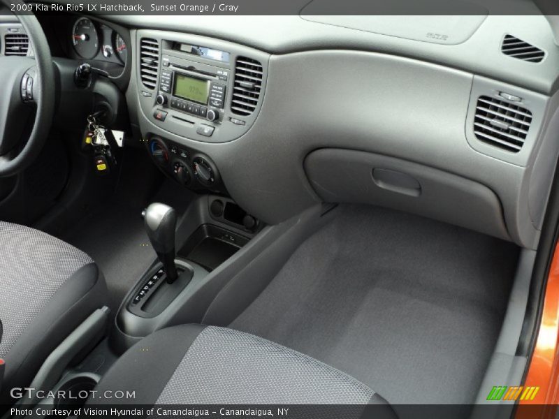 Sunset Orange / Gray 2009 Kia Rio Rio5 LX Hatchback