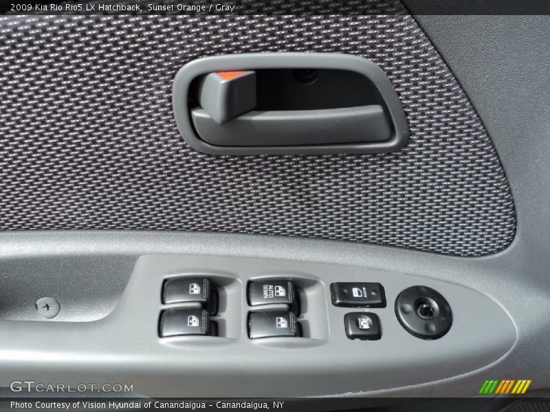 Sunset Orange / Gray 2009 Kia Rio Rio5 LX Hatchback