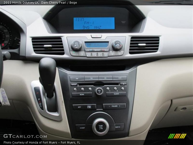 Controls of 2011 Odyssey LX