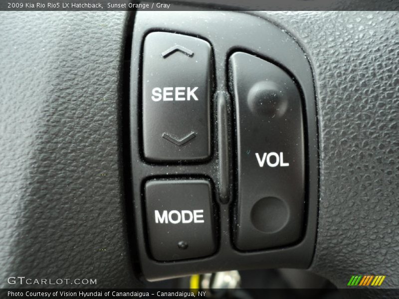 Sunset Orange / Gray 2009 Kia Rio Rio5 LX Hatchback