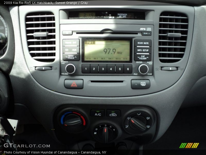 Sunset Orange / Gray 2009 Kia Rio Rio5 LX Hatchback