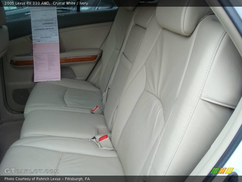 Crystal White / Ivory 2005 Lexus RX 330 AWD