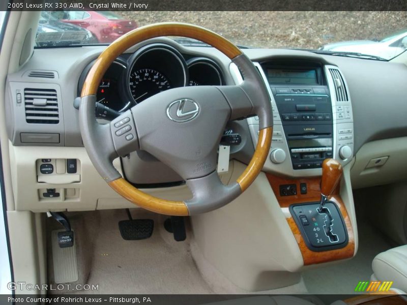 Crystal White / Ivory 2005 Lexus RX 330 AWD