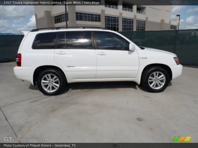  2007 Highlander Hybrid Limited Super White
