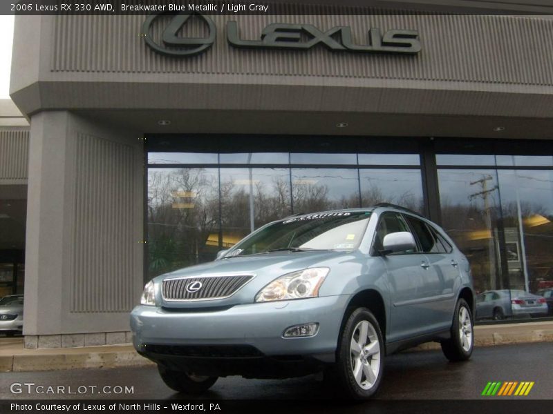 Breakwater Blue Metallic / Light Gray 2006 Lexus RX 330 AWD