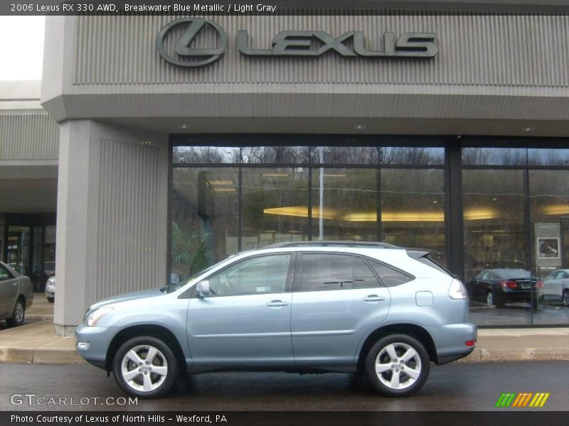 Breakwater Blue Metallic / Light Gray 2006 Lexus RX 330 AWD