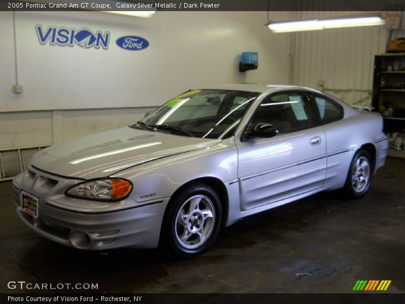 Galaxy Silver Metallic / Dark Pewter 2005 Pontiac Grand Am GT Coupe