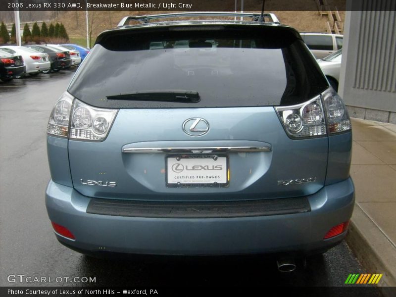 Breakwater Blue Metallic / Light Gray 2006 Lexus RX 330 AWD