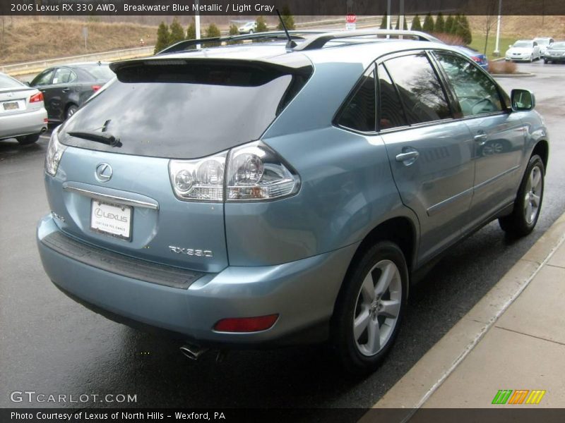 Breakwater Blue Metallic / Light Gray 2006 Lexus RX 330 AWD