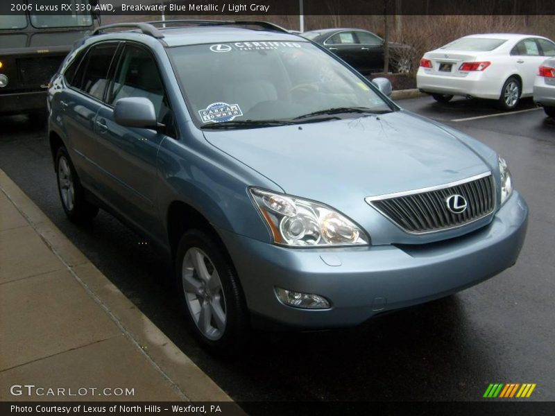 Breakwater Blue Metallic / Light Gray 2006 Lexus RX 330 AWD