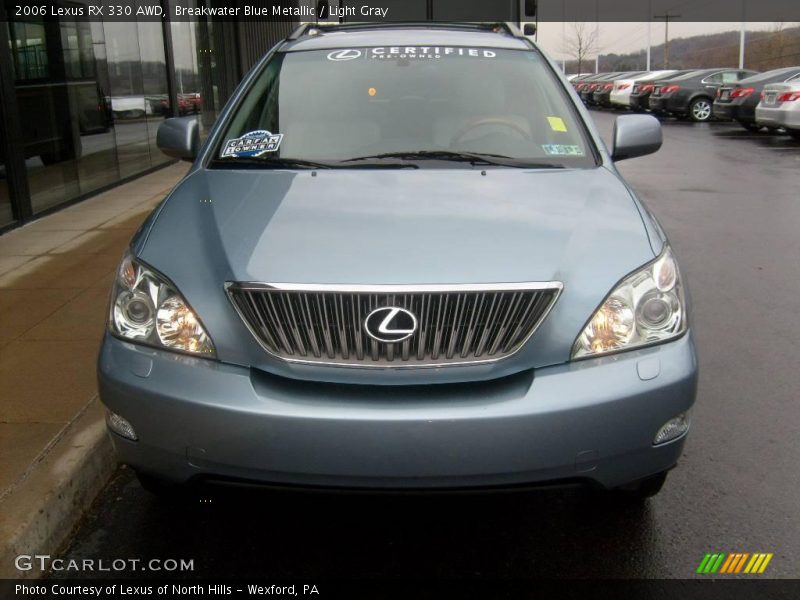 Breakwater Blue Metallic / Light Gray 2006 Lexus RX 330 AWD