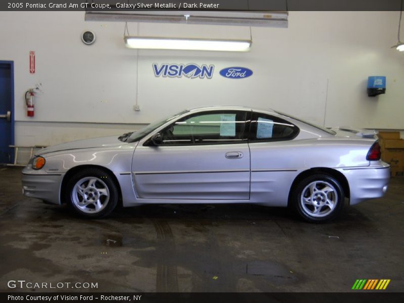 Galaxy Silver Metallic / Dark Pewter 2005 Pontiac Grand Am GT Coupe