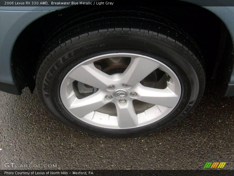 Breakwater Blue Metallic / Light Gray 2006 Lexus RX 330 AWD